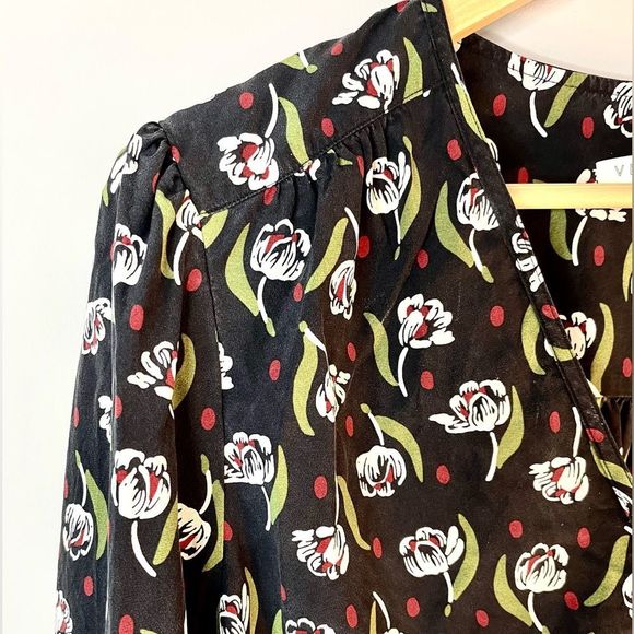 VERONICA BEARD BLOUSE - ASHEVILLE - MSRP $375 - Picture 4 of 10